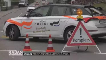Des explosifs découverts à Courtepin