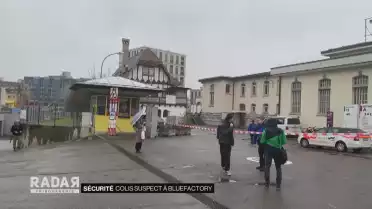 Colis suspect à Bluefactory