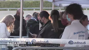 Certificat sanitaire et masques étendus