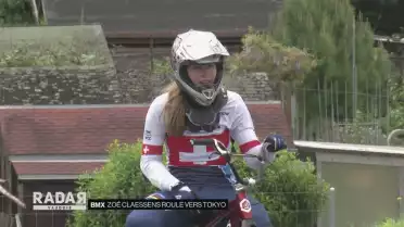 Zoé Claessens roule vers Tokyo