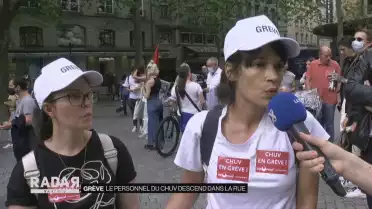 Le personnel du CHUV en grève