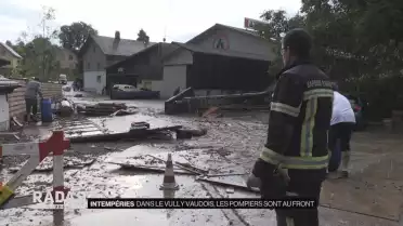 Dans le Vully vaudois, les pompiers sont au front