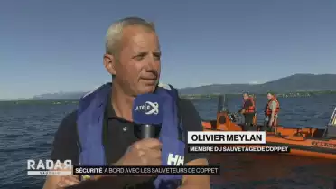 A bord avec les sauveteurs de Coppet