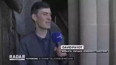 Au sommet de la dame de molasse