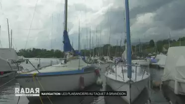 Les plaisanciers au taquet à Grandson