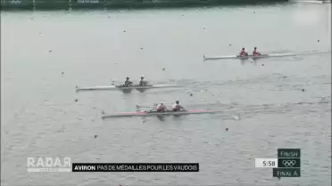 Aviron : Pas de médailles pour les Vaudois
