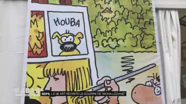 Le 9e art revisite le sourire de &quot;Mona Lôzane&quot;