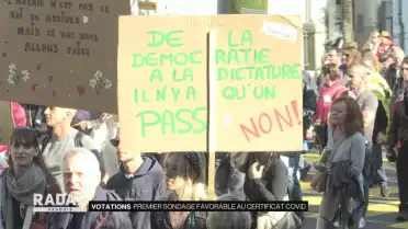 Premier sondage favorable au certificat covid