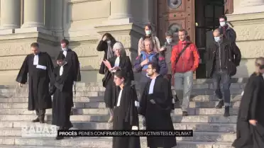Peines confirmées pour les activistes du climat