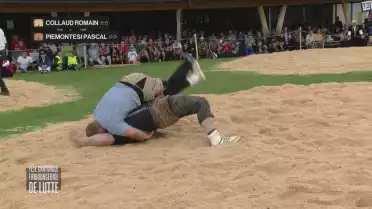 Fête cantonale fribourgeoise de lutte, les meilleurs moments
