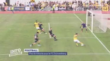 Pas de miracle pour le FC Schoenberg.