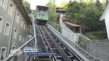 Le funi de Fribourg à l&#039;arrêt