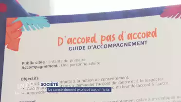 Un dépliant pour apprendre le consentement aux enfants