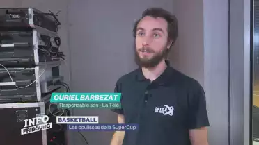Les coulisses de la SuperCup de basket