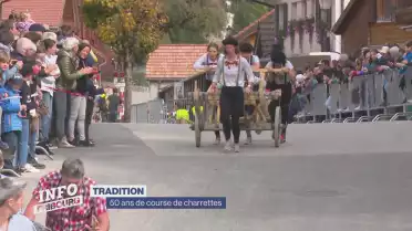 50 ans de course de charrettes à Charmey