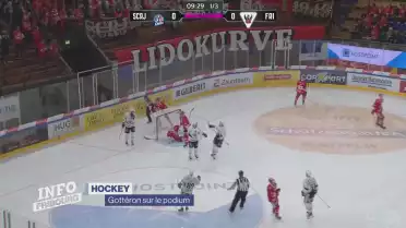Fribourg-Gottéron sur le podium