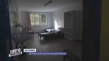 Le foyer prêt pour les réfugiés à Enney