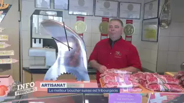 Le meilleur boucher de Suisse est fribourgeois