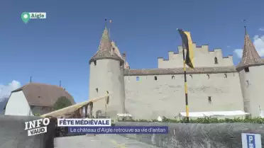 Le château d&#039;Aigle retrouve sa vie d&#039;antan