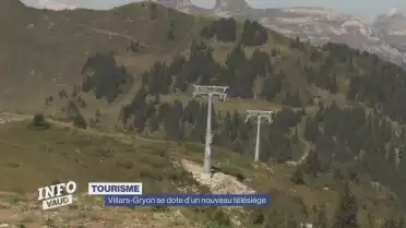 Télé Villars-Gryon se dote d&#039;un télésiège 8 places