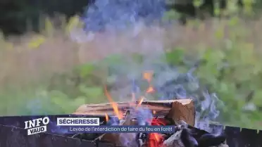 Levée de l&#039;interdiction de faire du feu en forêt