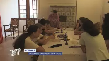 Les écoliers à la découverte des musées de Morges
