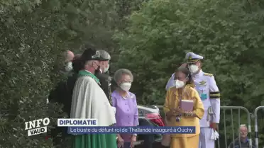 Le buste du défunt roi de Thaïlande inauguré à Ouchy