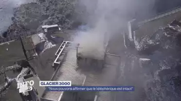 Le téléphérique de Glacier 3000 est intact