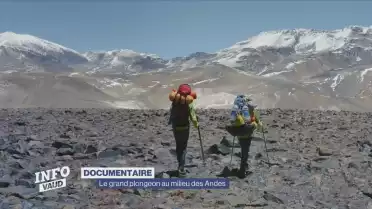 Le grand plongeon au milieu des Andes