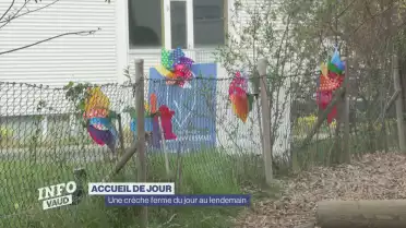 Une crèche ferme du jour au lendemain