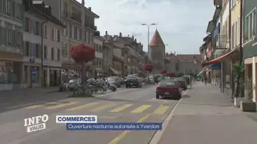 Ouverture nocturne des magasins autorisée à Yverdon