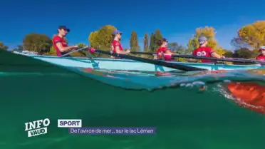 De l&#039;aviron de mer... sur le lac Léman