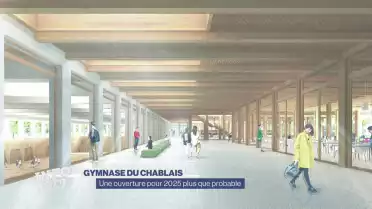 Le chantier du Gymnase du Chablais avance