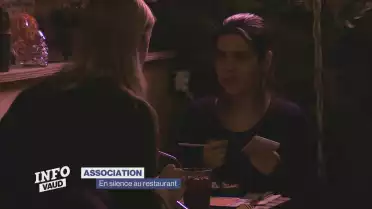 En silence au restaurant