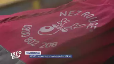Nez Rouge raccompagne 8500 personnes à Noël