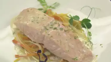 L&#039;escalope de saumon du chef Steve Willié