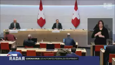 Conférence de presse d&#039;Ignazio Cassis et Alain Berset.