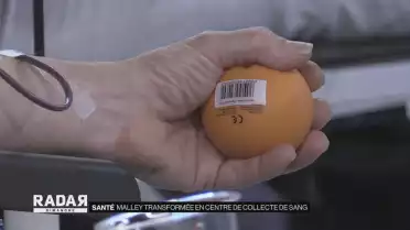 Malley transformée en centre de collecte de sang