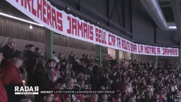 Le retour de la banderole historique du LHC