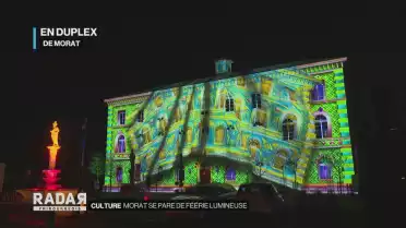 Morat se pare d&#039;une féérie lumineuse