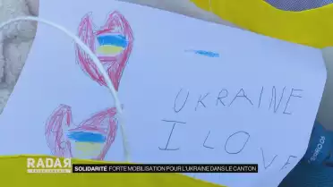 Forte mobilisation pour l&#039;Ukraine dans le canton