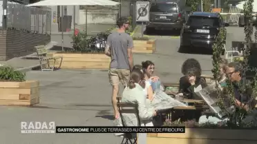Des nouvelles terrasses au centre de Fribourg.