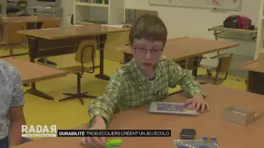 Trois écoliers créent un jeu sur la planète