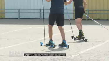A la découverte du ski à roulettes