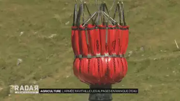 L&#039;armée ravitaille les alpages en manque d&#039;eau