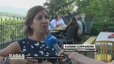 Un château aux jardins animés