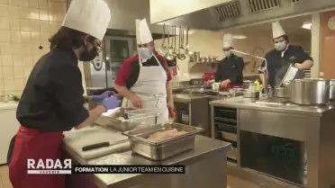 La Junior Team en cuisine