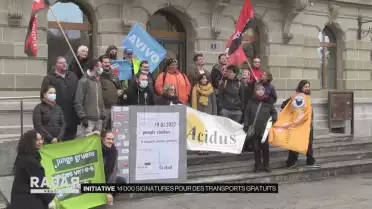 14&#039;000 signatures pour des transports gratuits