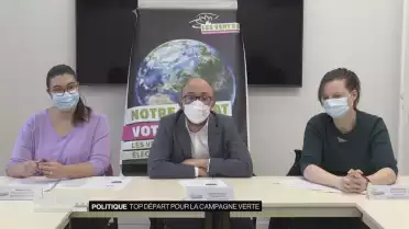 Début de la campagne des Verts pour les Élections Cantonales
