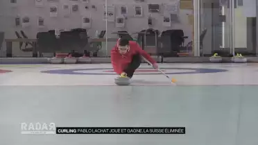 Curling : Pablo Lachat joue et gagne, la Suisse éliminée